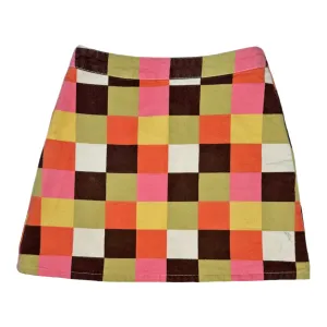 2000s Checkered Miniskirt [Small]