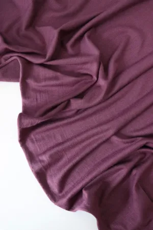 4YD 30IN REMNANT; Mulberry Our Favorite Rayon Spandex Jersey