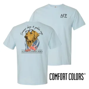 AGR Blue Comfort Colors Retriever Tee