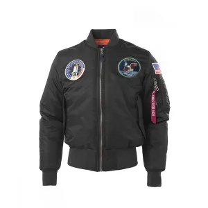 Apollo Winter Thick US Air Force Pilot Flight Bomber Jacket Ma-1 Reversible Padding Custom Available Oem Factory Puffer for Me