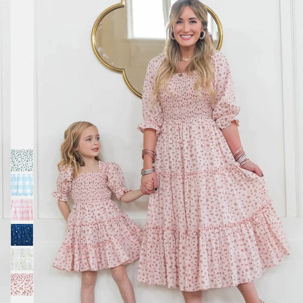Baby Girl And Mother Spring And Summer Dresses 2022