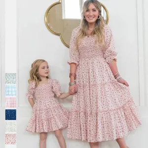 Baby Girl And Mother Spring And Summer Dresses 2022