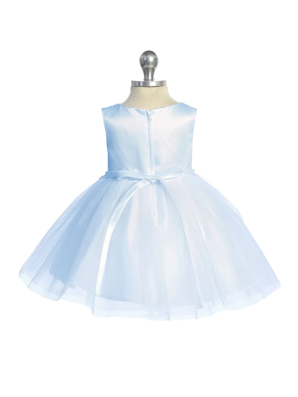 Baby Girls Tulle Charming Flower Girl Dress 0M-24M
