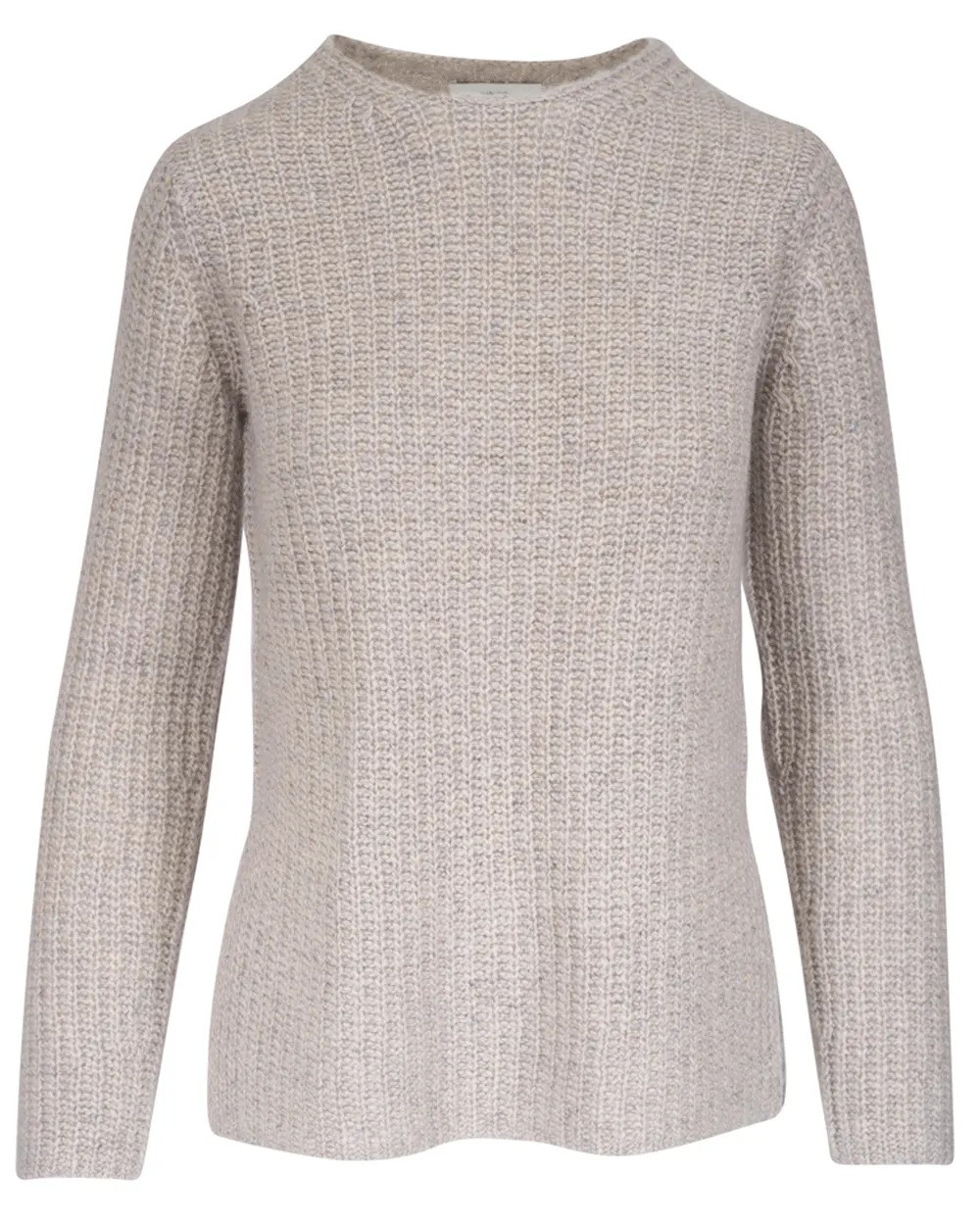 Biscuit Ribbed Donegal Tunic