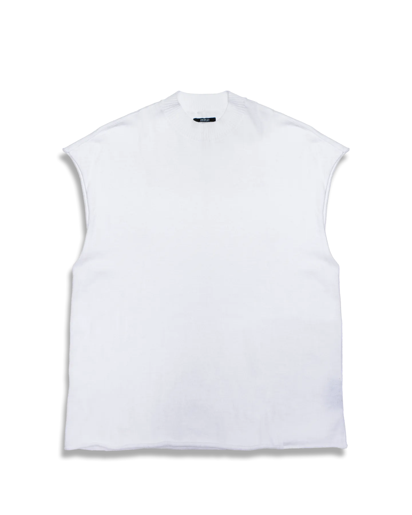 Cashmere Sleeveless Sweater in Ivory