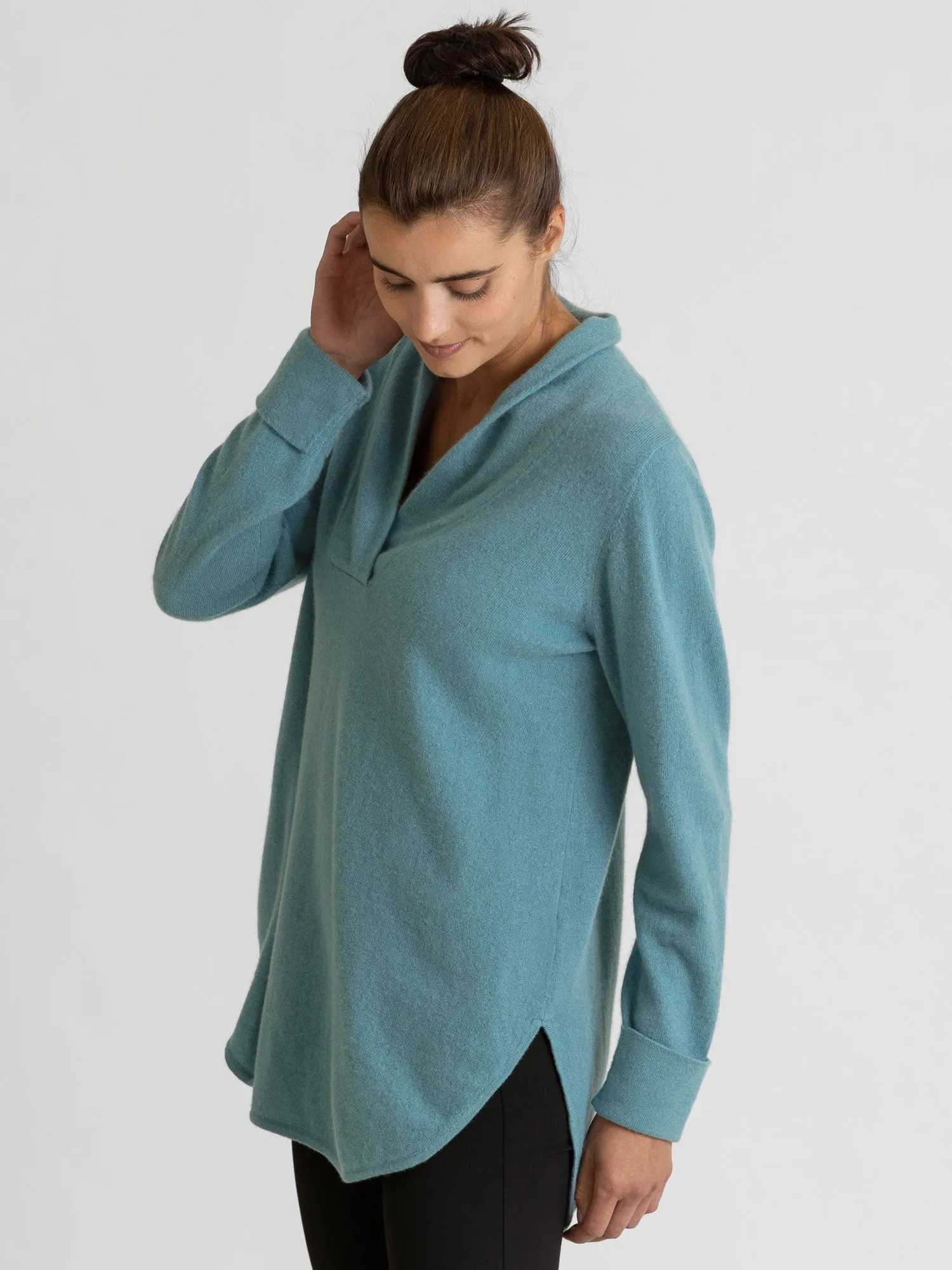 Cashmere sweater "Ida" - arctic