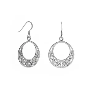 Celtic Circle Of Life Knot Earrings
