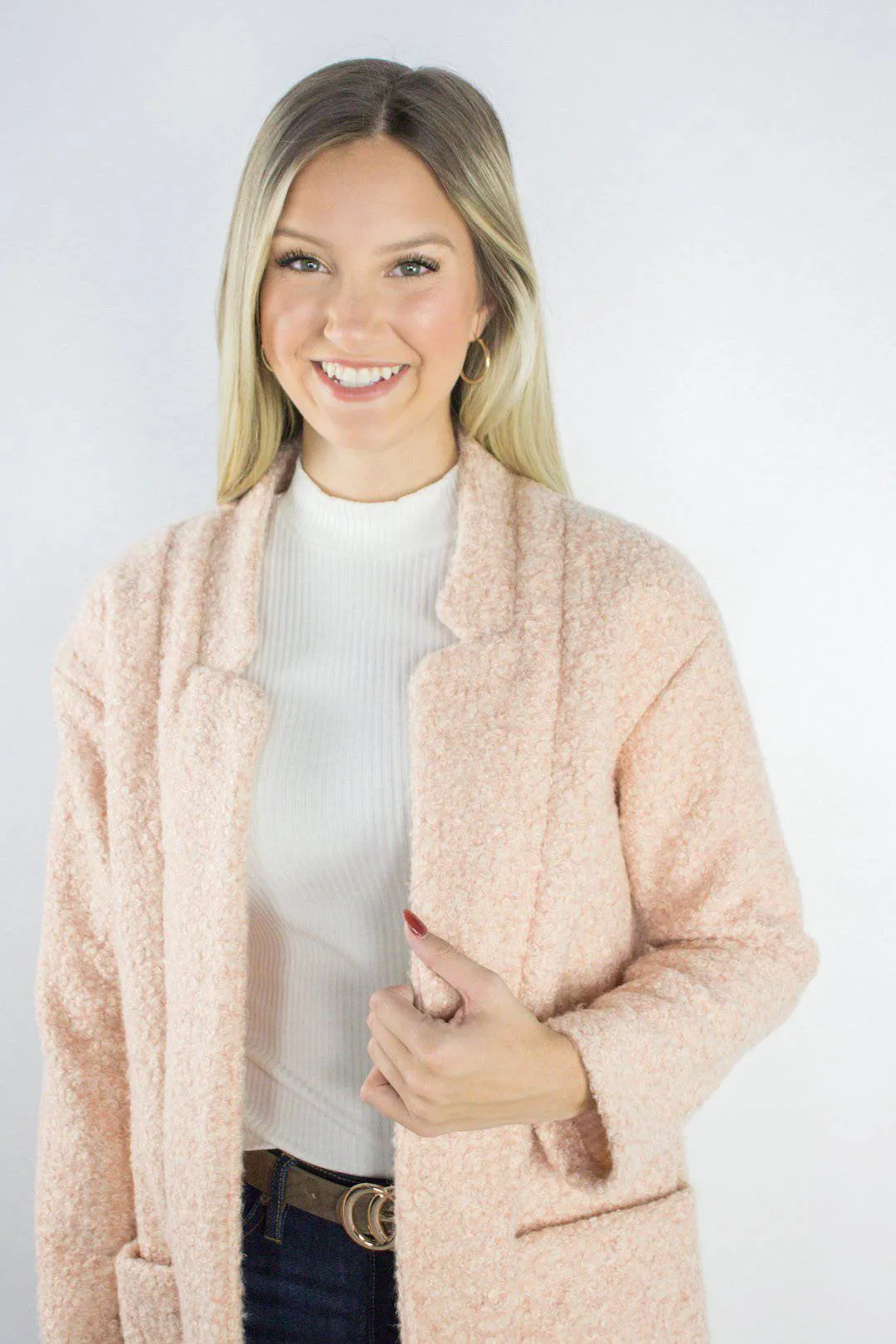 Chic Blush Coatigan