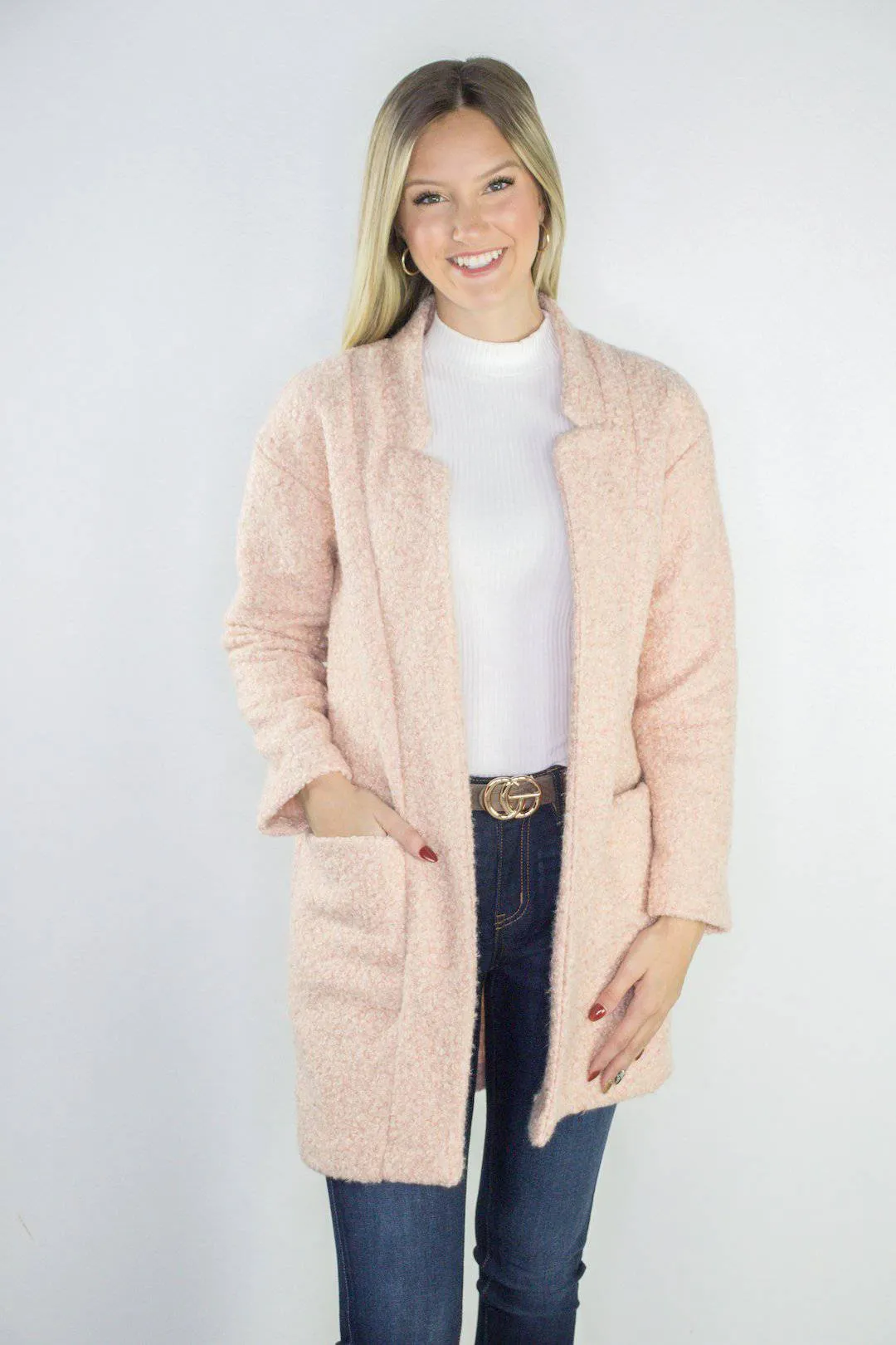 Chic Blush Coatigan