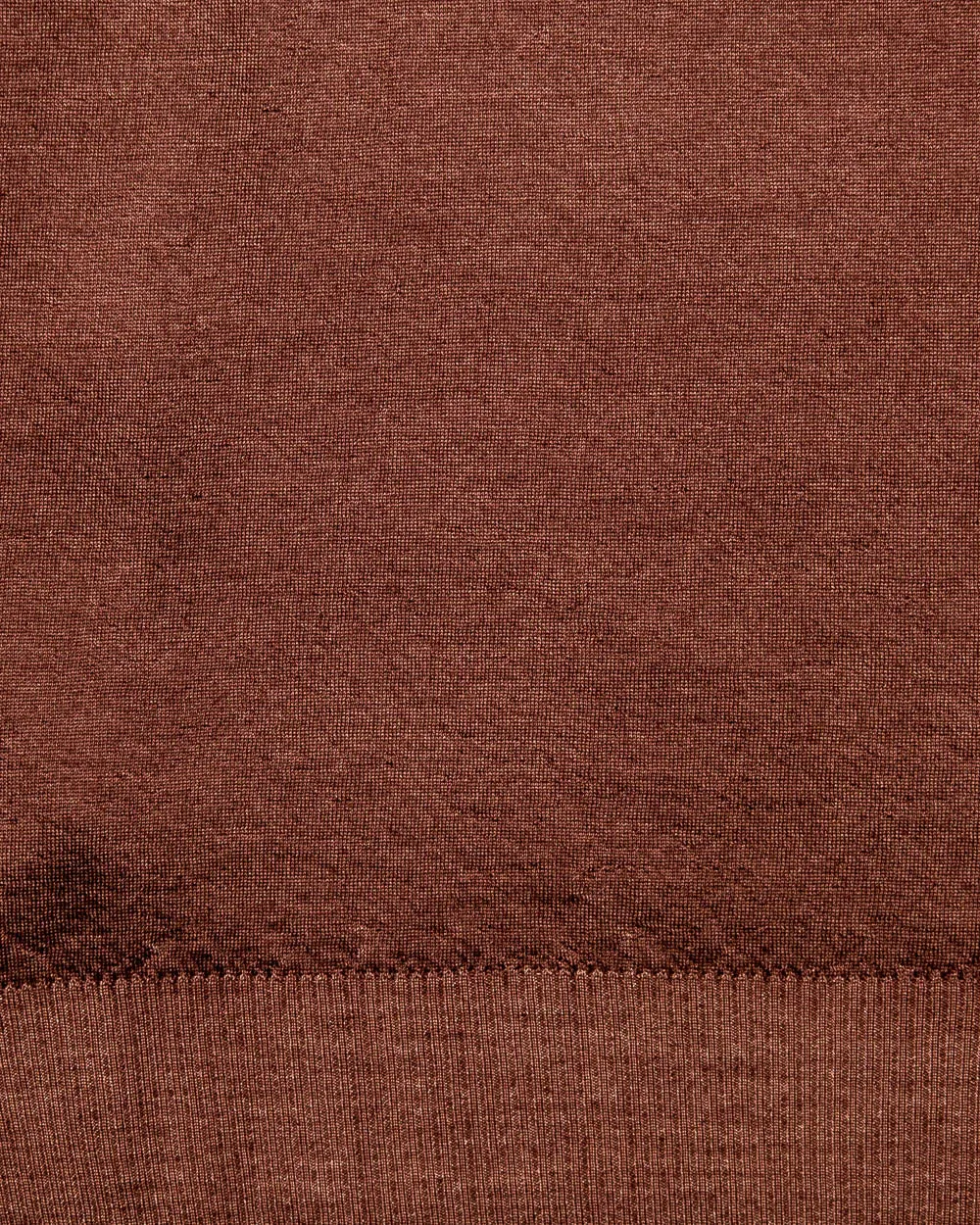 Chocolate Jersey Knit Sweater