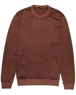 Chocolate Jersey Knit Sweater