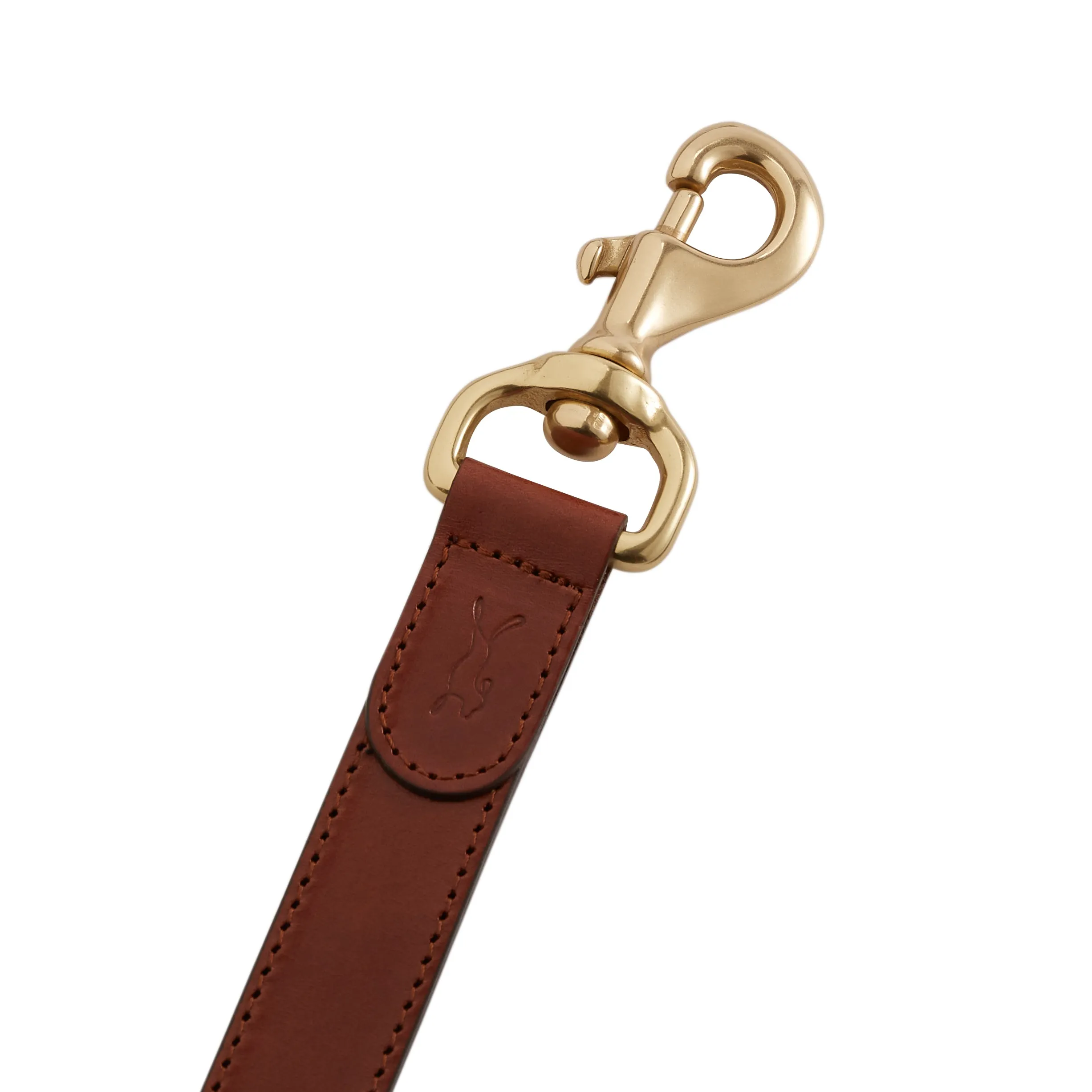 Coopers Toffee Brown Italian Leather Luxury Designer Dog Lead
