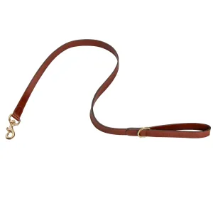 Coopers Toffee Brown Italian Leather Luxury Designer Dog Lead