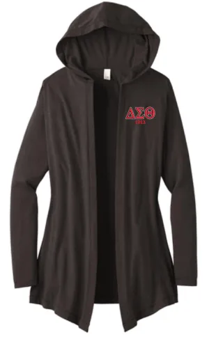 Delta Hooded Cardigan