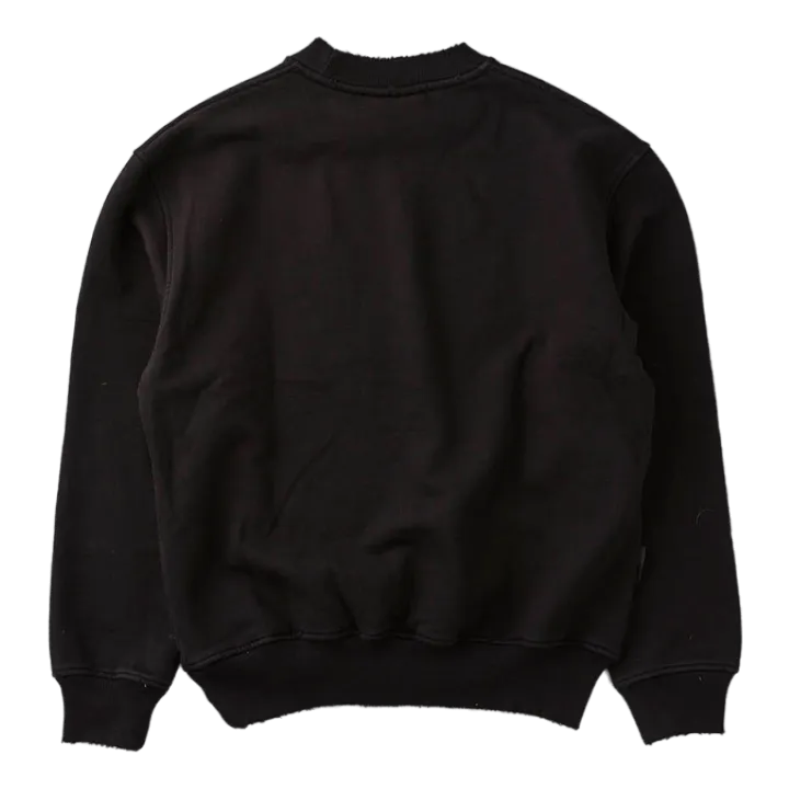 Distressed Crew Distressed Black