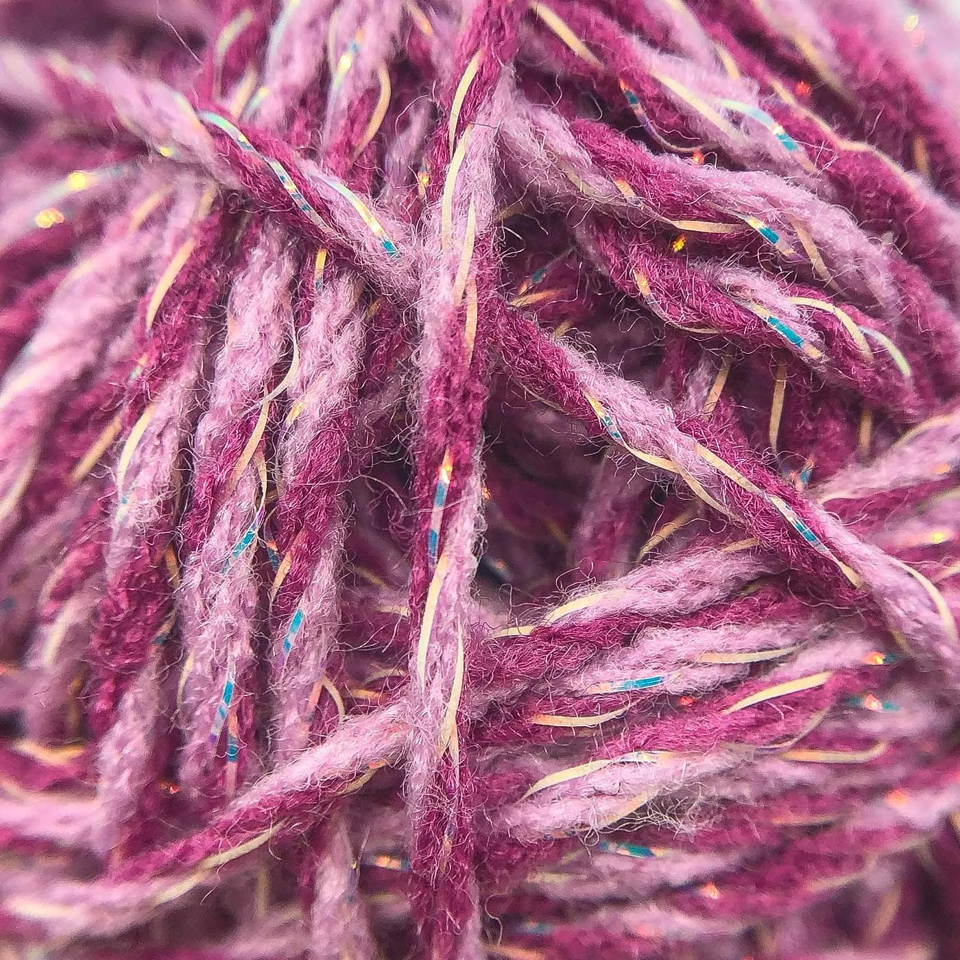 Glow-in-the-Dark Metallic Yarn - Premium Quality for Crochet & Knitting（40 Colors）