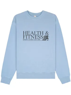 Health & Fitness logo-print sweatshirt