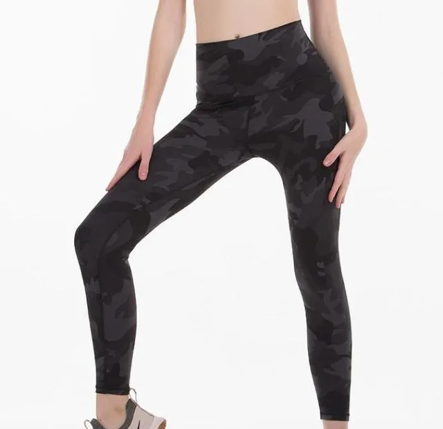 High Waste Poly Spandex Yoga Style Pants