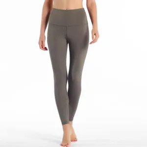 High Waste Poly Spandex Yoga Style Pants