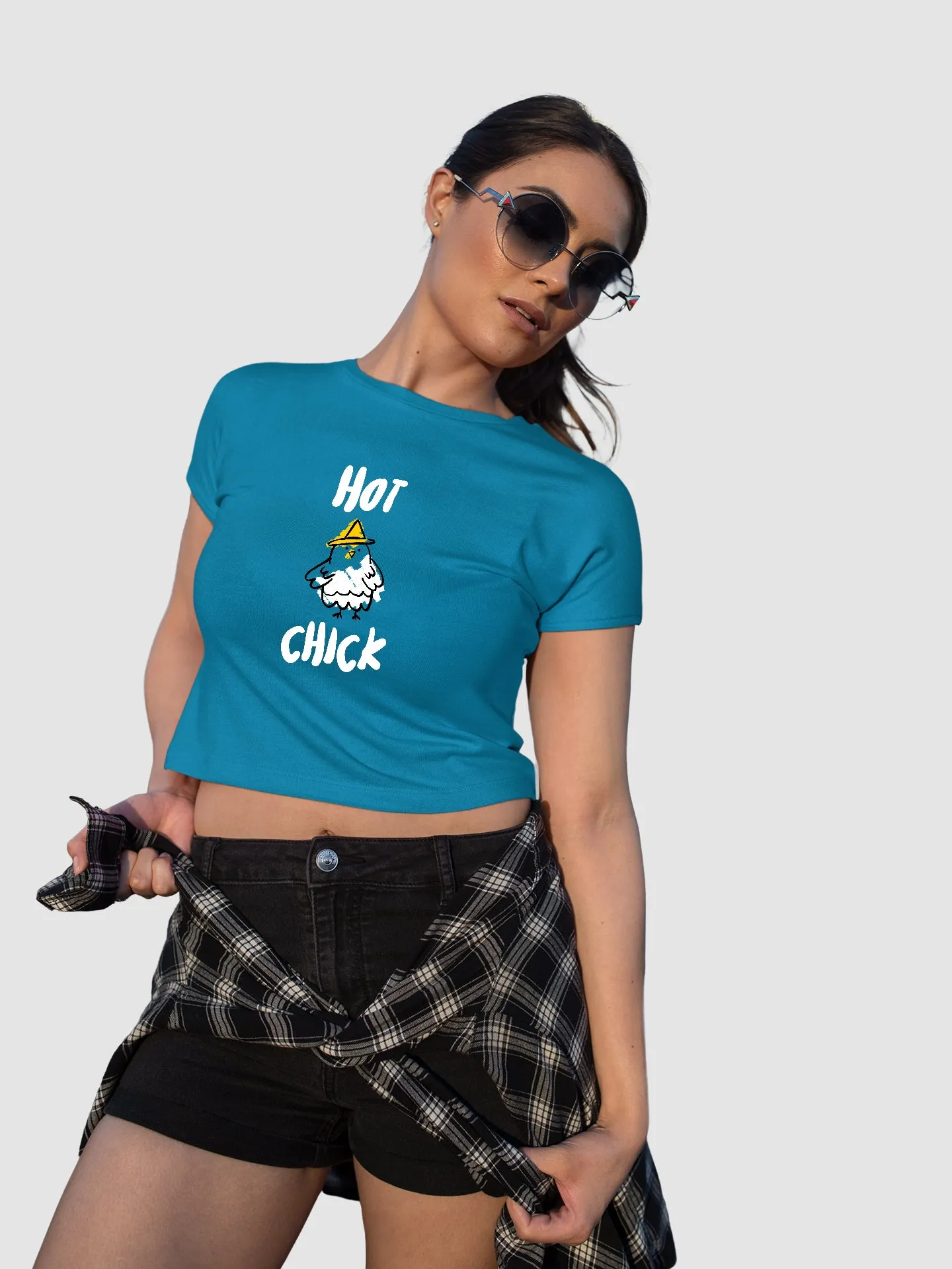 Hot Chick - Crop Tee