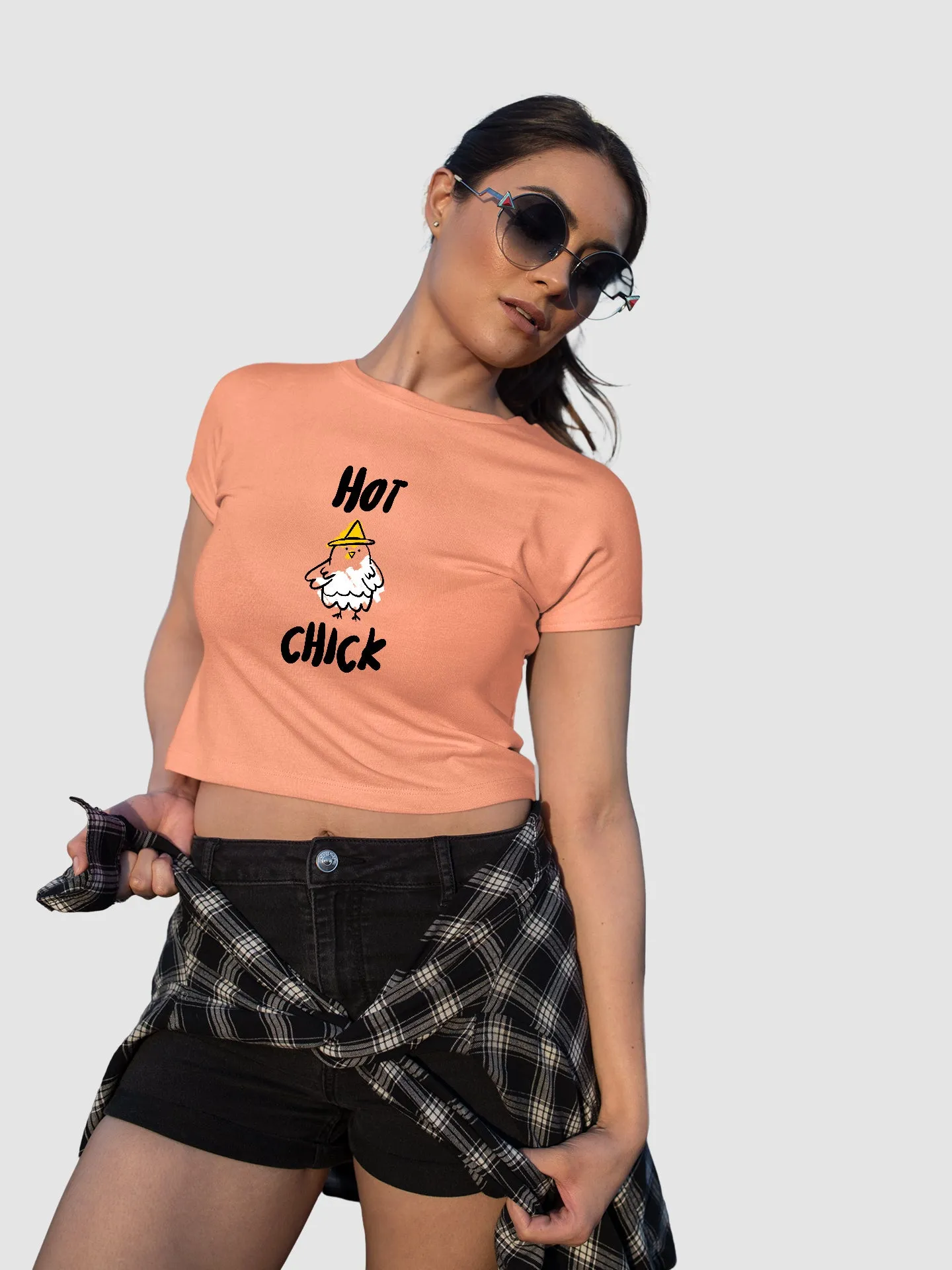 Hot Chick - Crop Tee