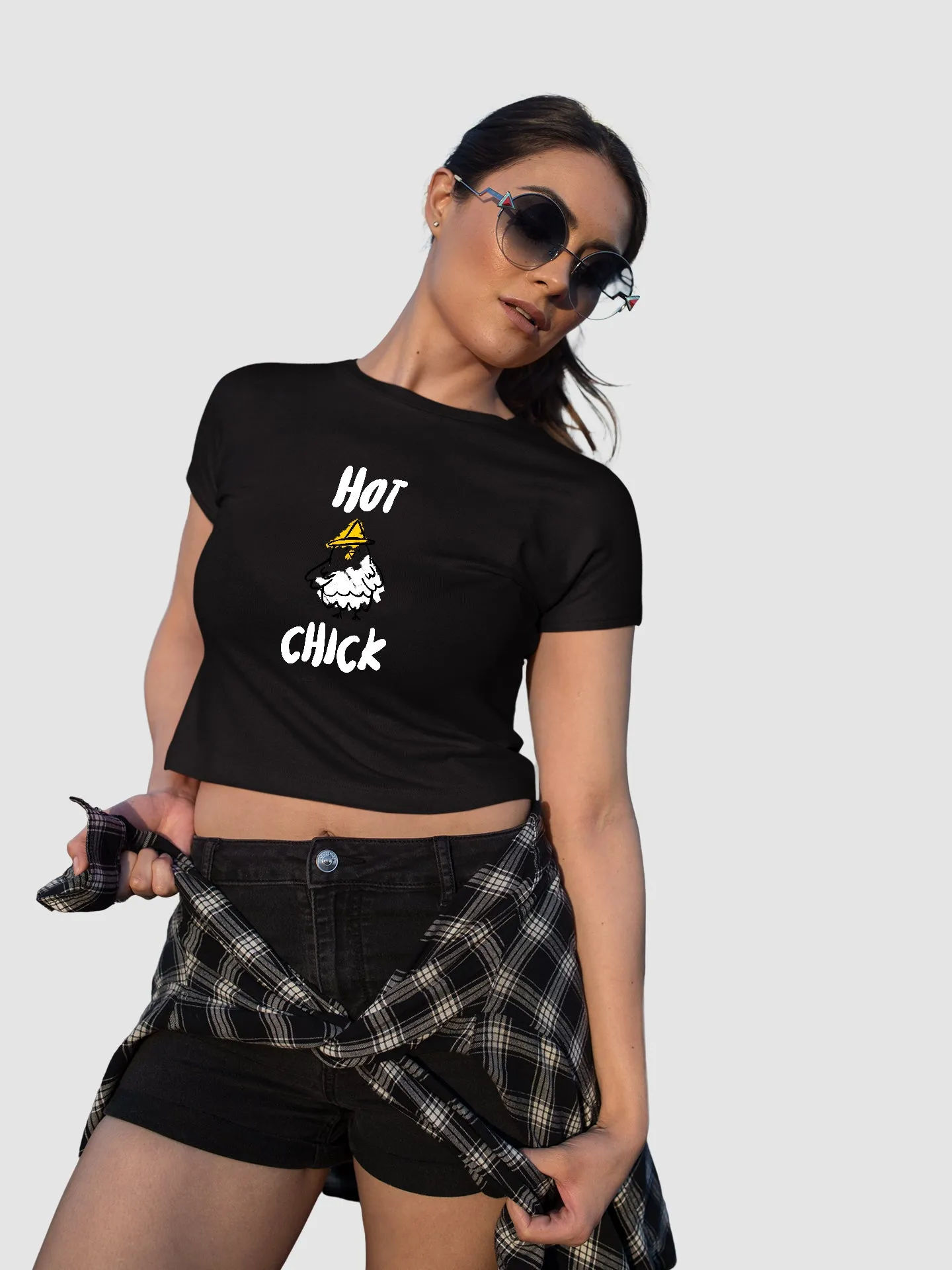 Hot Chick - Crop Tee