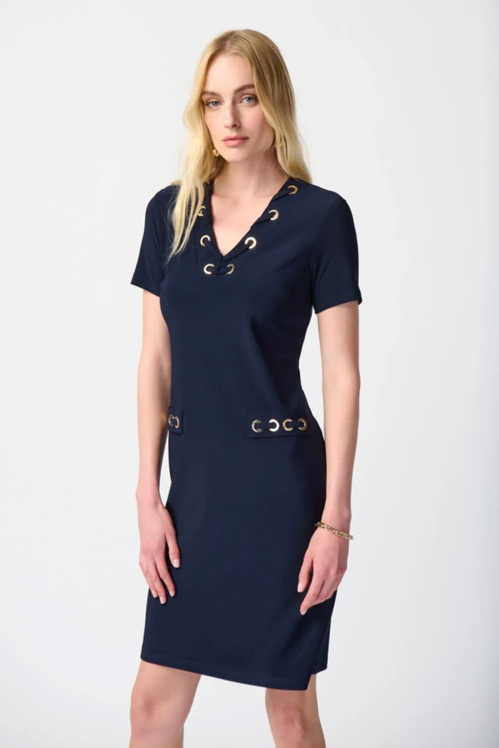 JOSEPH RIBKOFF DRESS IN BLUE