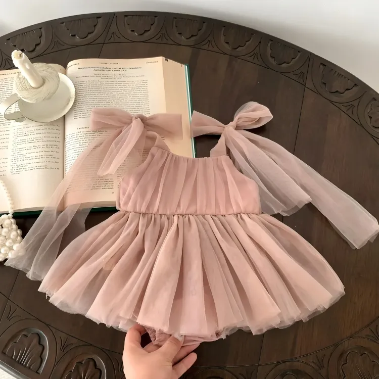 Lace Bodysuit Cotton Party Dress