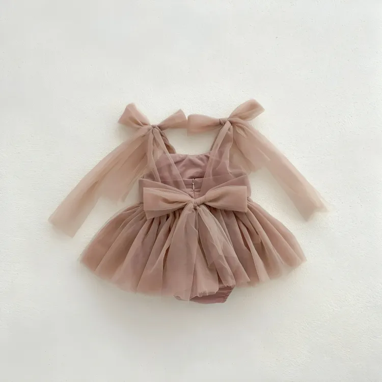 Lace Bodysuit Cotton Party Dress