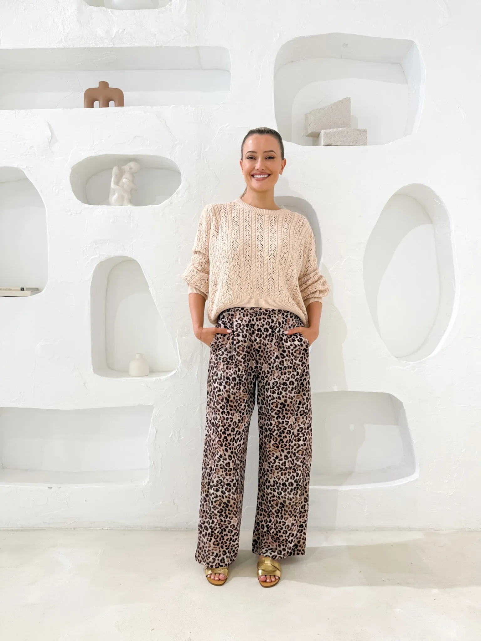 LEO PRINT CLASSIC PANT