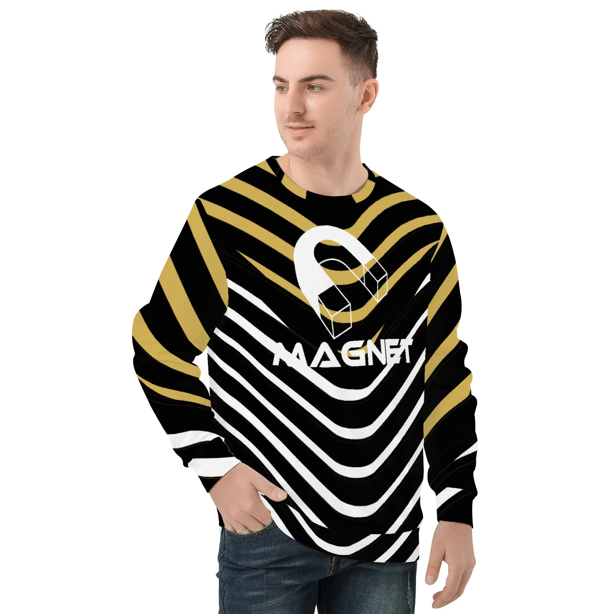 Magnet Pharaoh Men's All Over Print Sweater