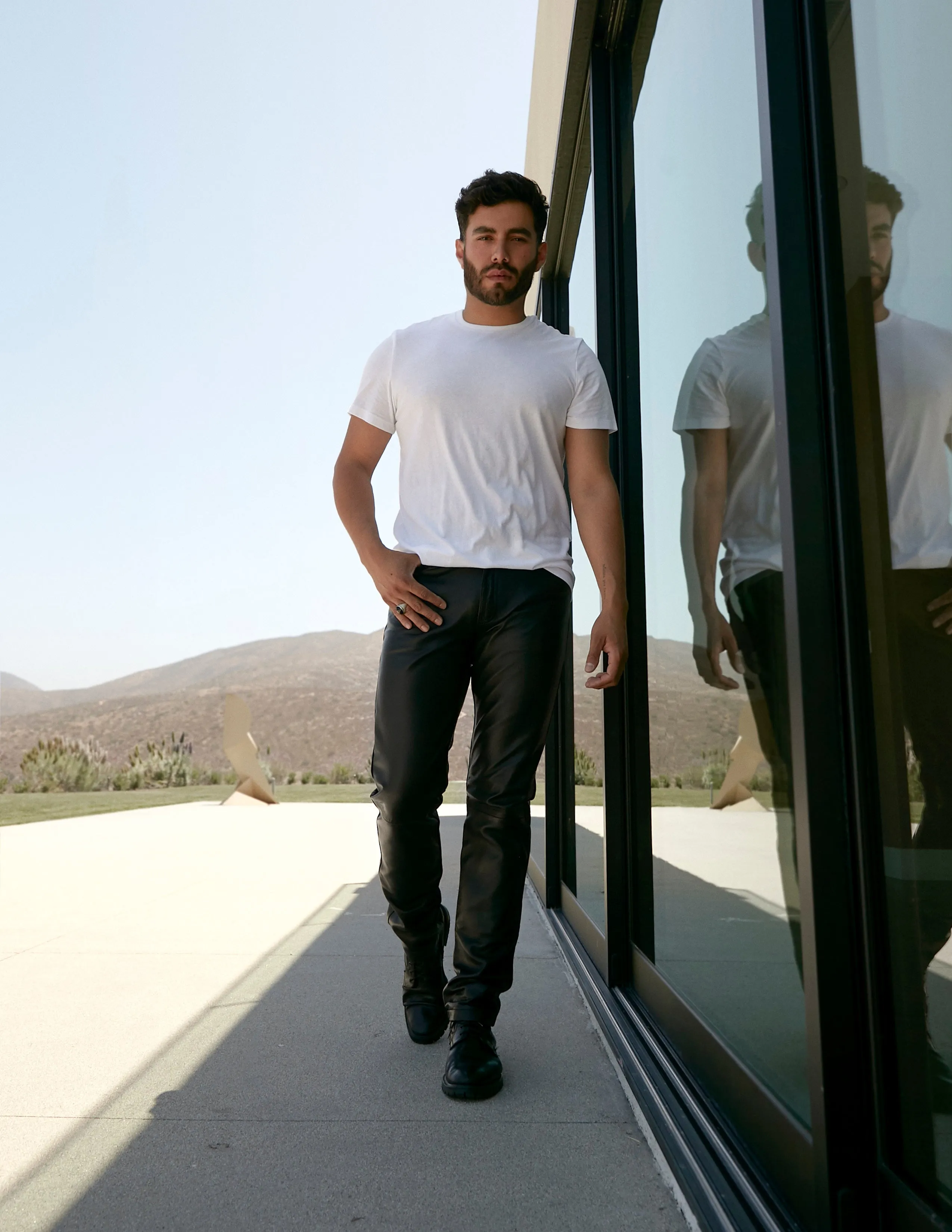 MARCELLO LEATHER PANT