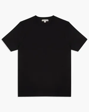 Merz B Schwanen Good Originals 2M15 6.8oz Classic Fit Sturdy Jersey Tee - Deep Black