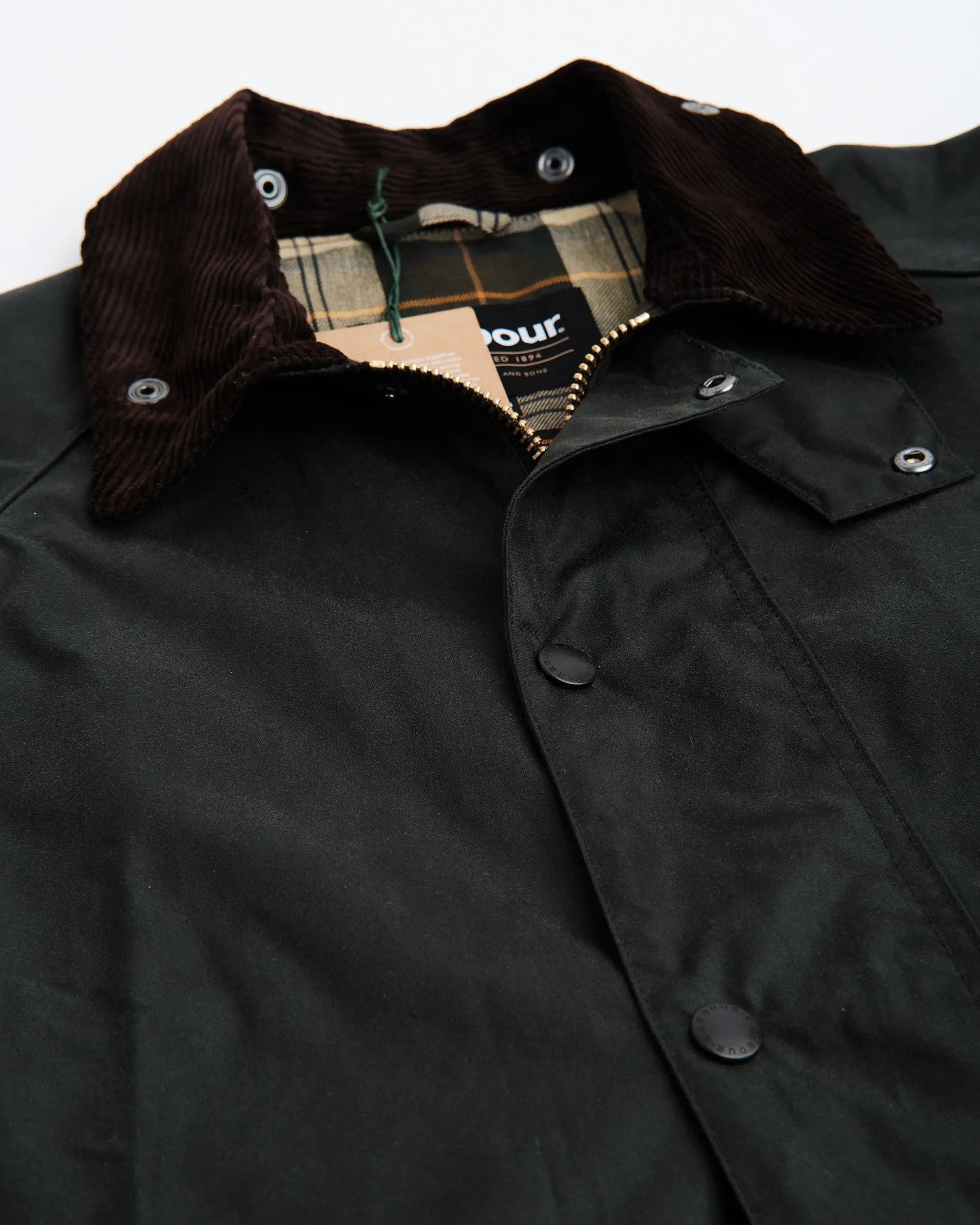 Modified Exmoor Wax Coat Sage