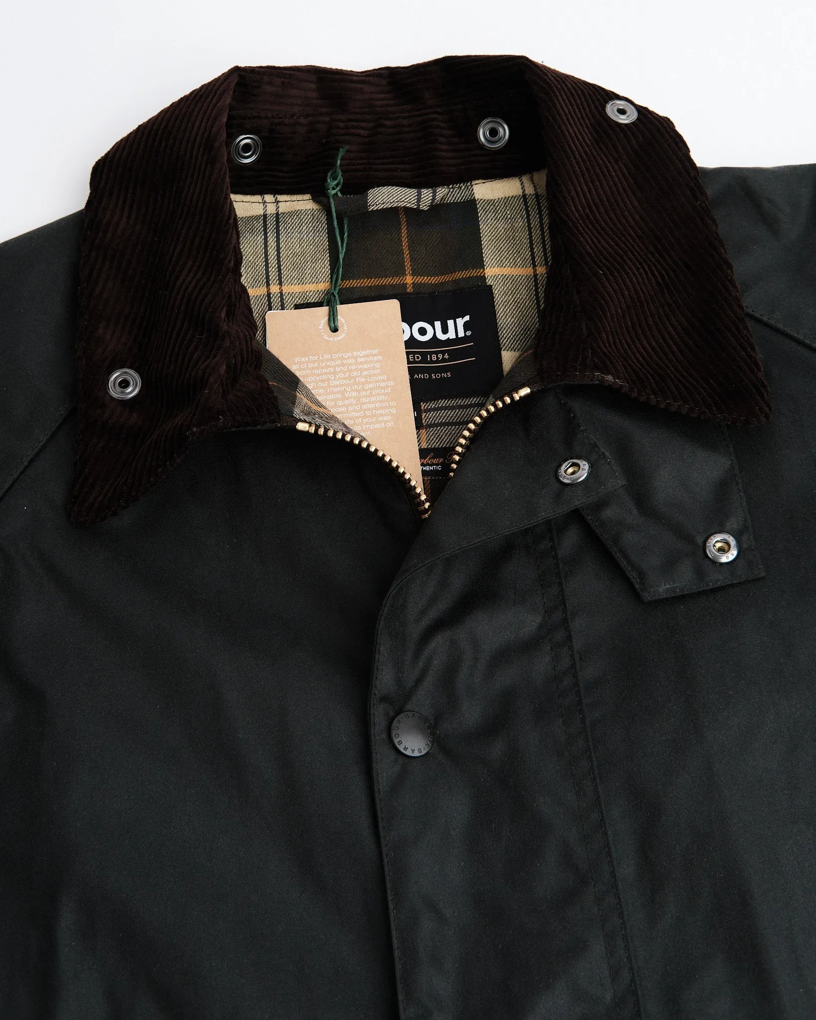 Modified Exmoor Wax Coat Sage
