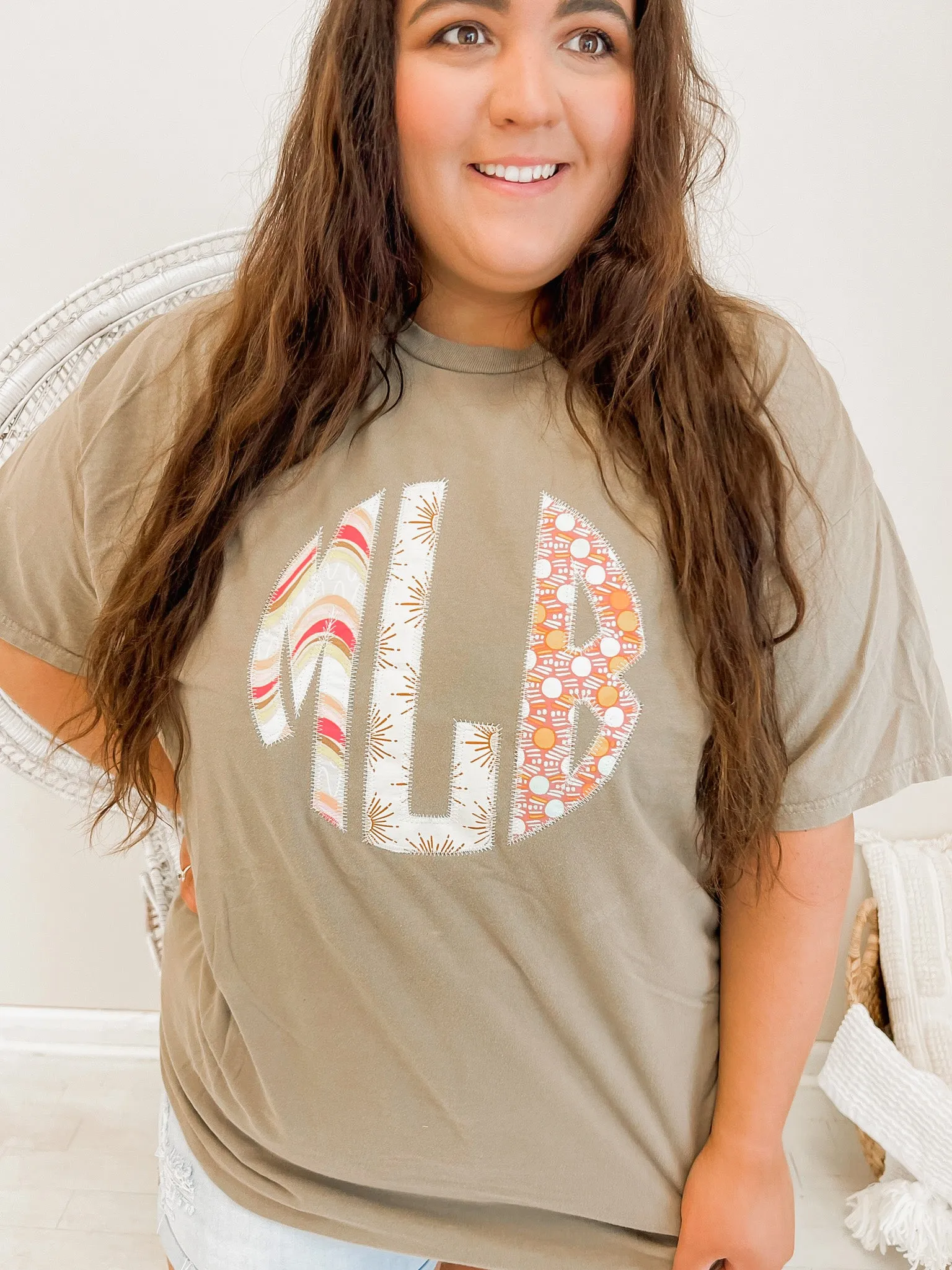 Monogram Vibes Comfort Color Tees