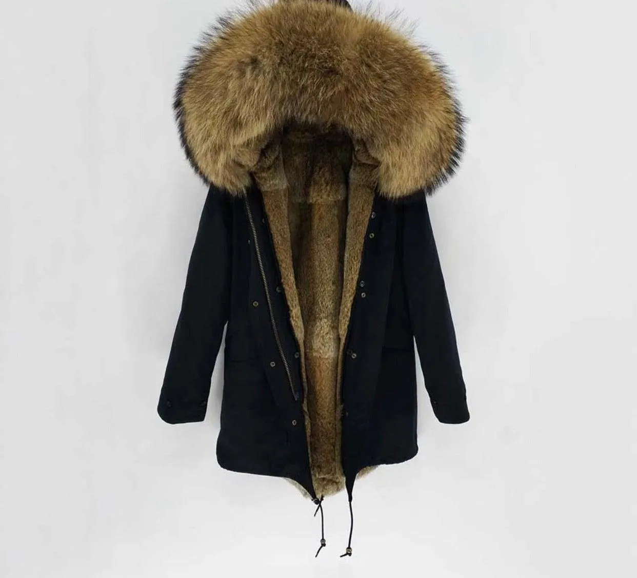 Ms Burr - Women Fur Parka Coat