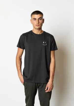 Patrick Organic t-shirt - Black / White Print