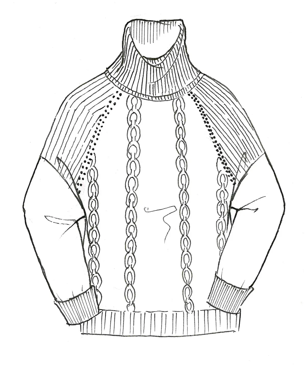 Paula Ryan Cabled Boxy Sweater - Winter White