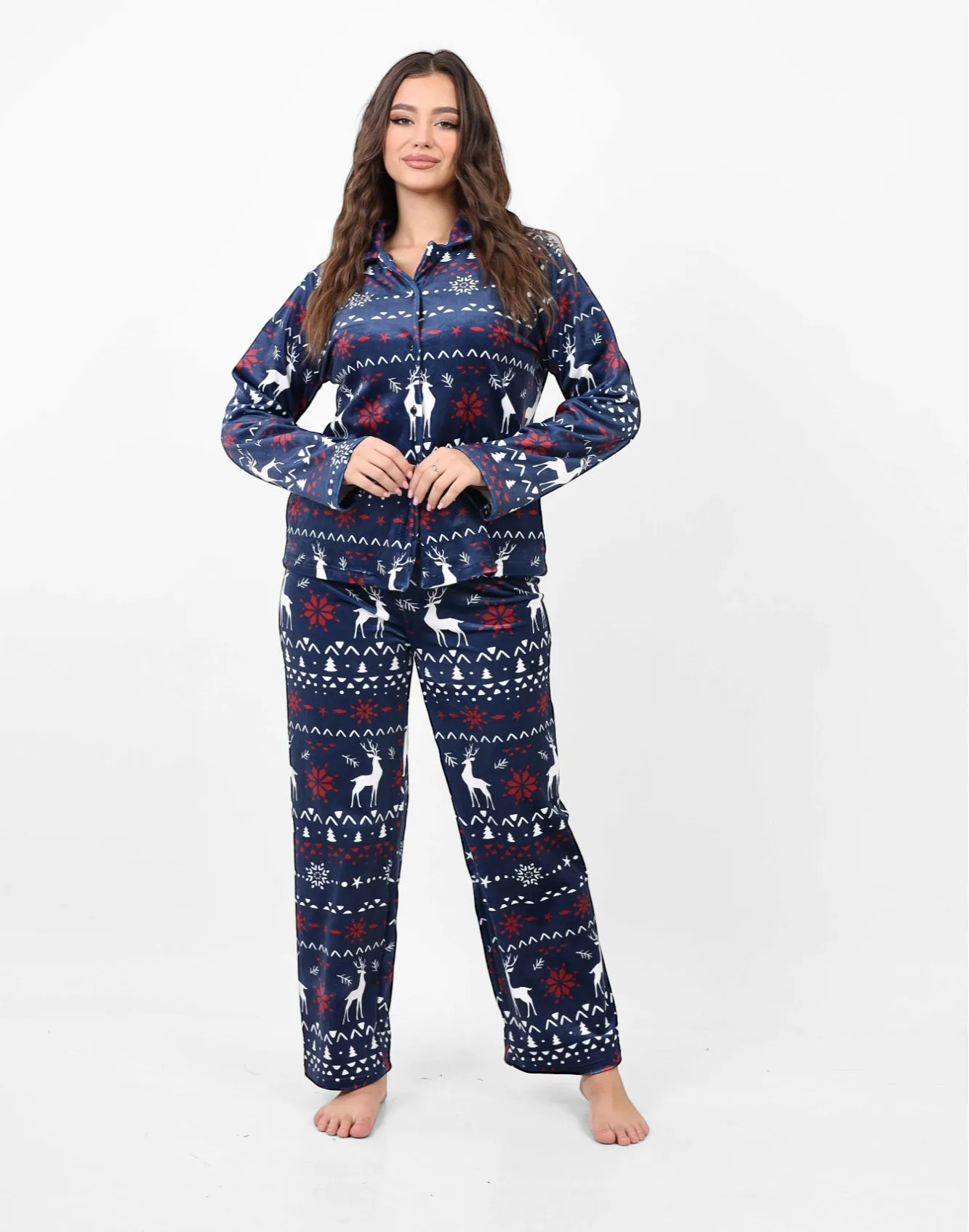 snowflake classic pjs - Navy blue