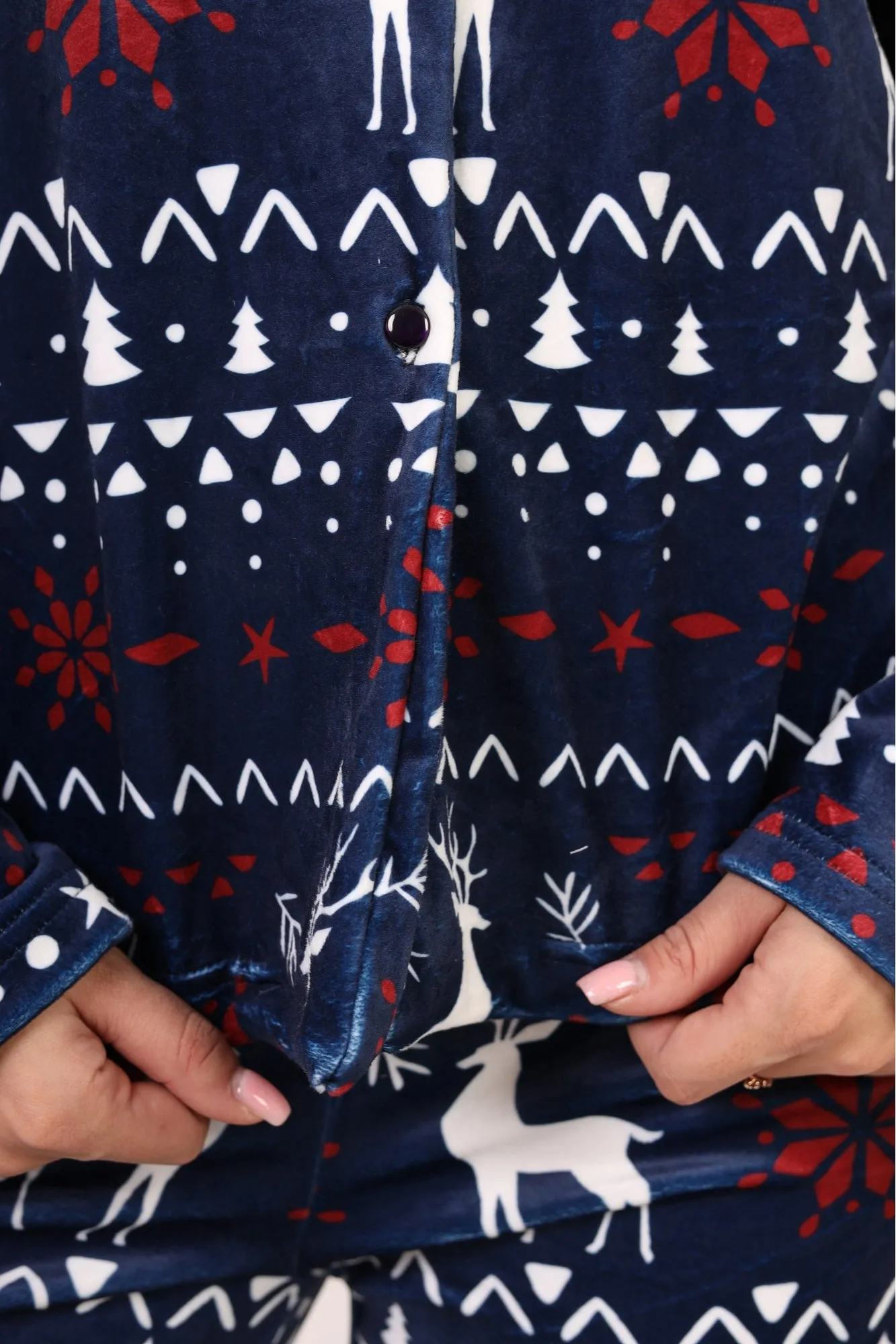 snowflake classic pjs - Navy blue