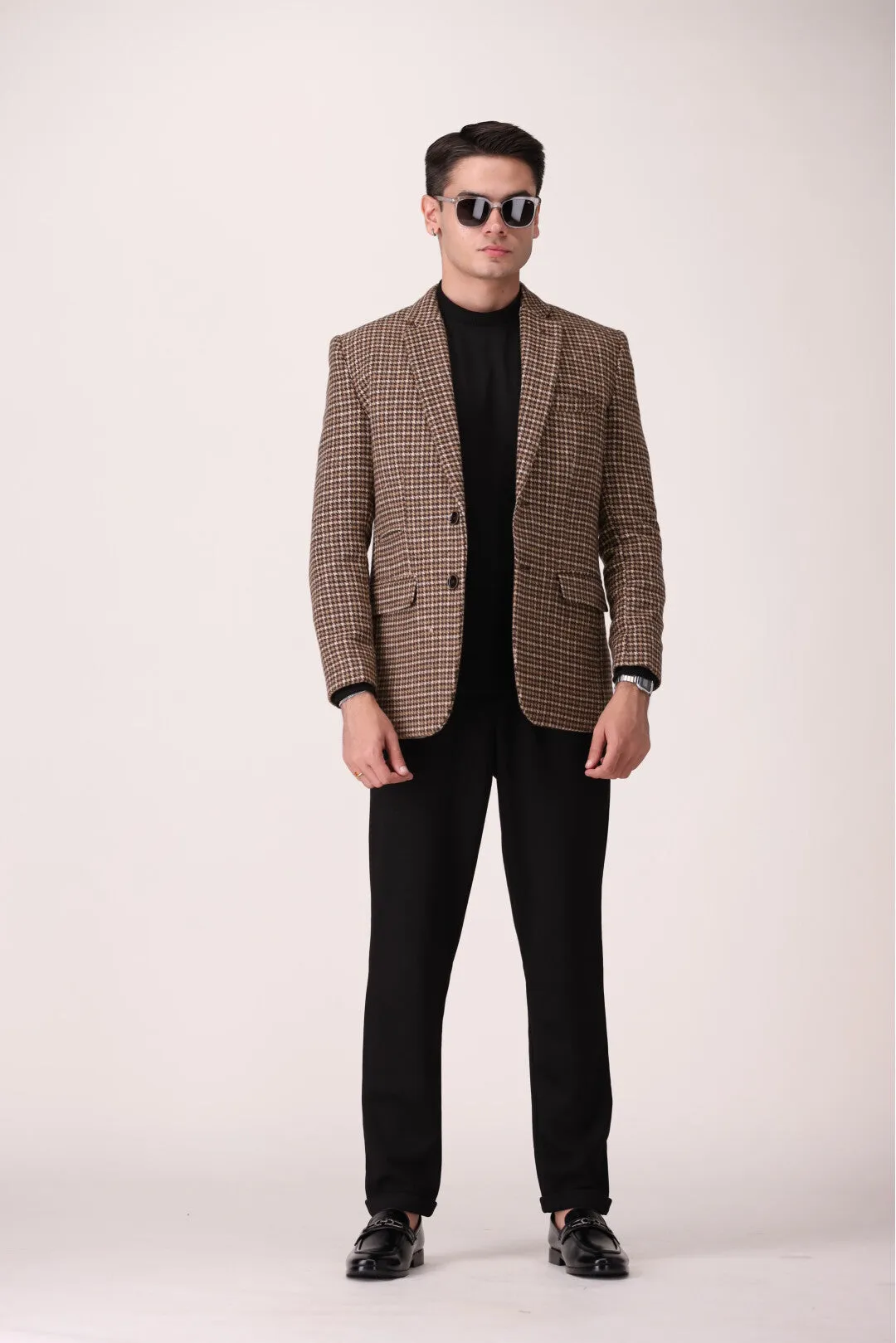 TEXTURED  BLAZER REGULAR FIT
