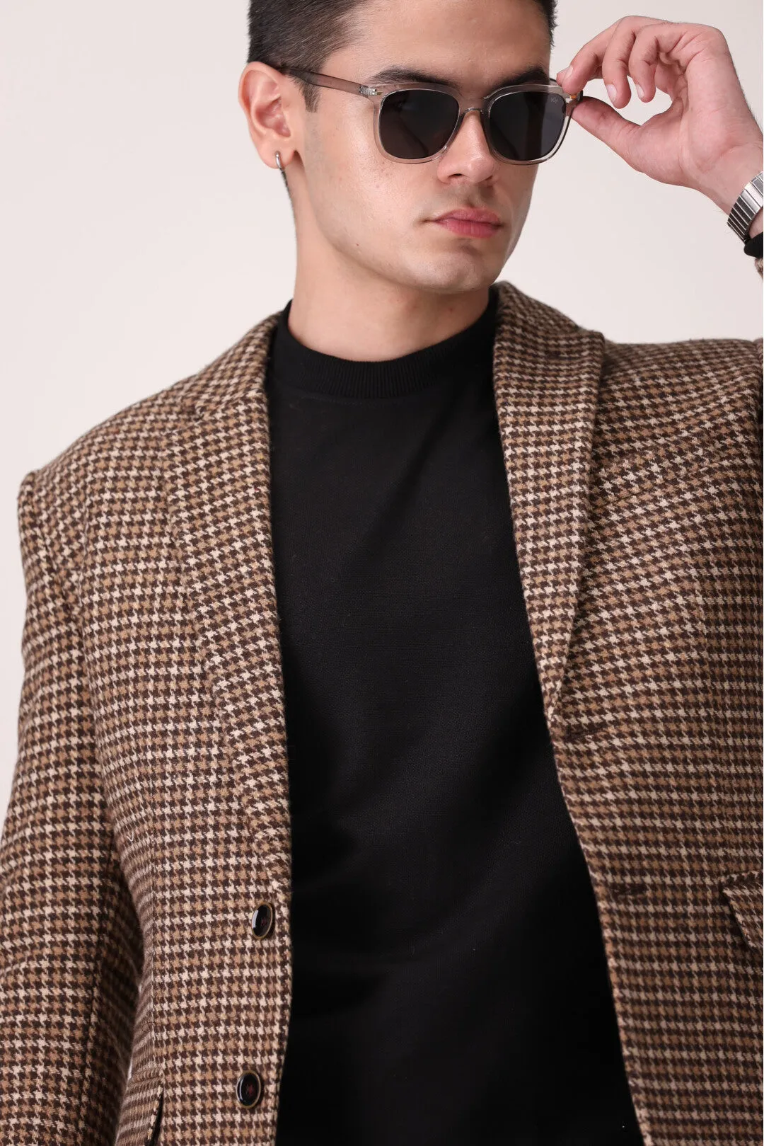TEXTURED  BLAZER REGULAR FIT