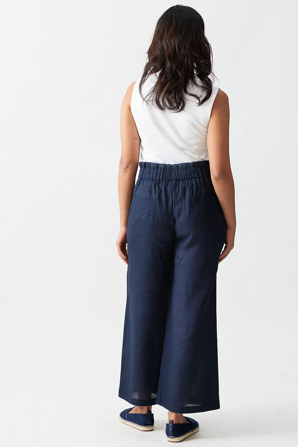 The Linen Flared Pants