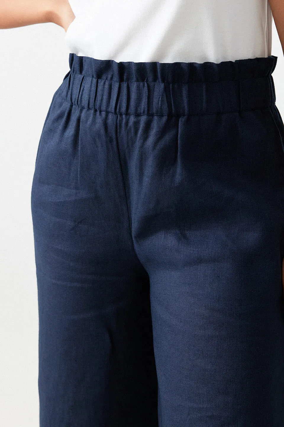 The Linen Flared Pants