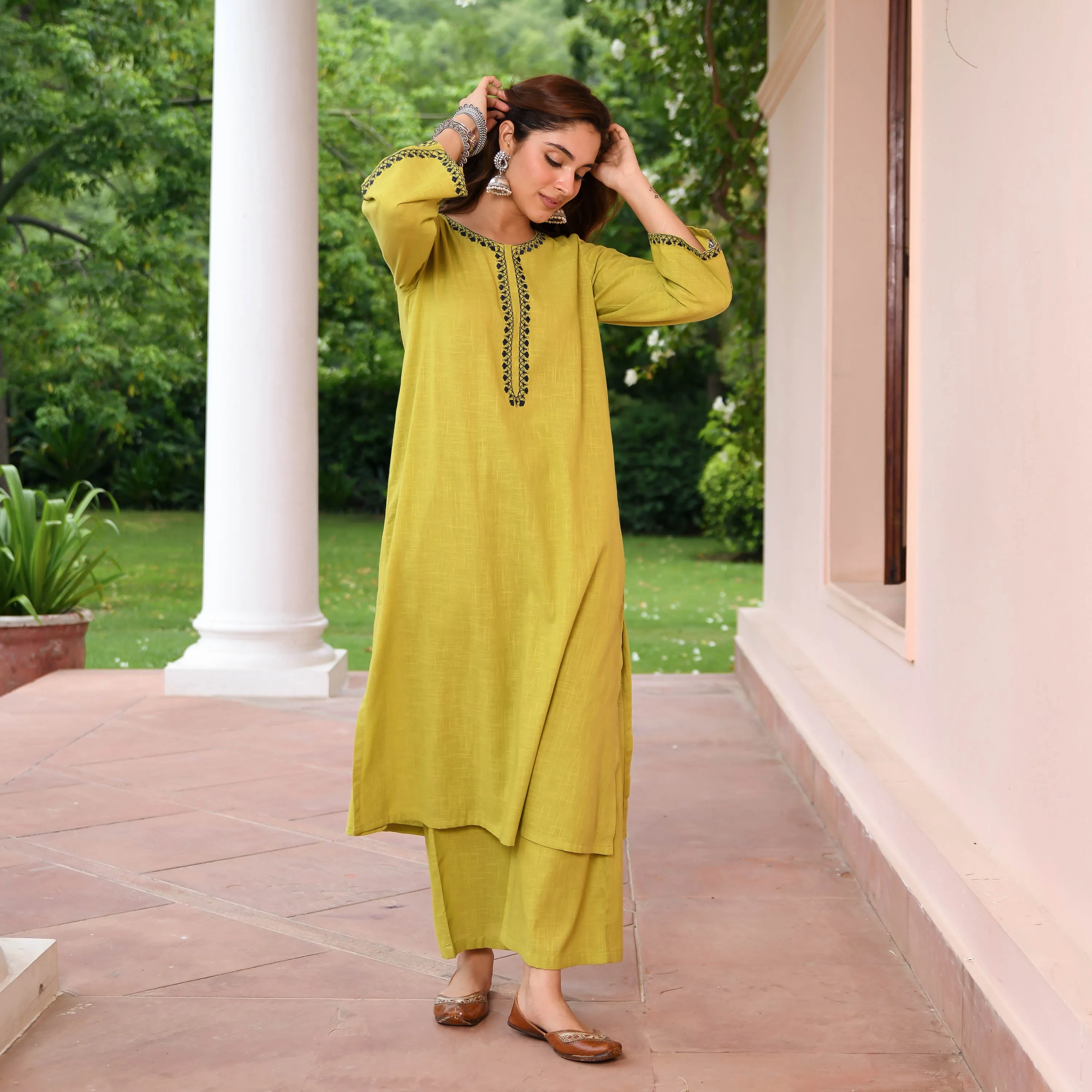 Threaded Elegance Kurta Set