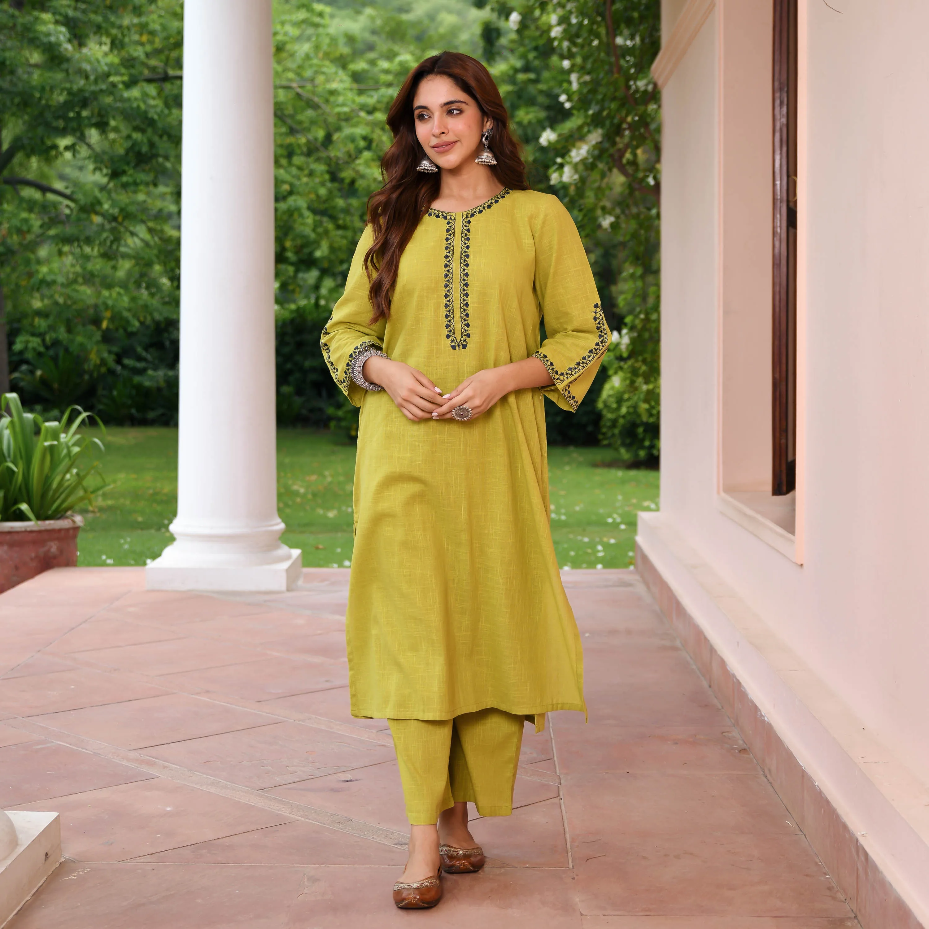 Threaded Elegance Kurta Set