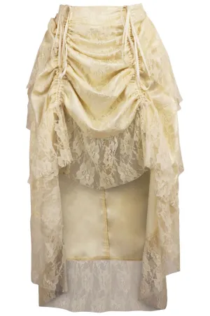 Victorian Lace Bustle Skirt