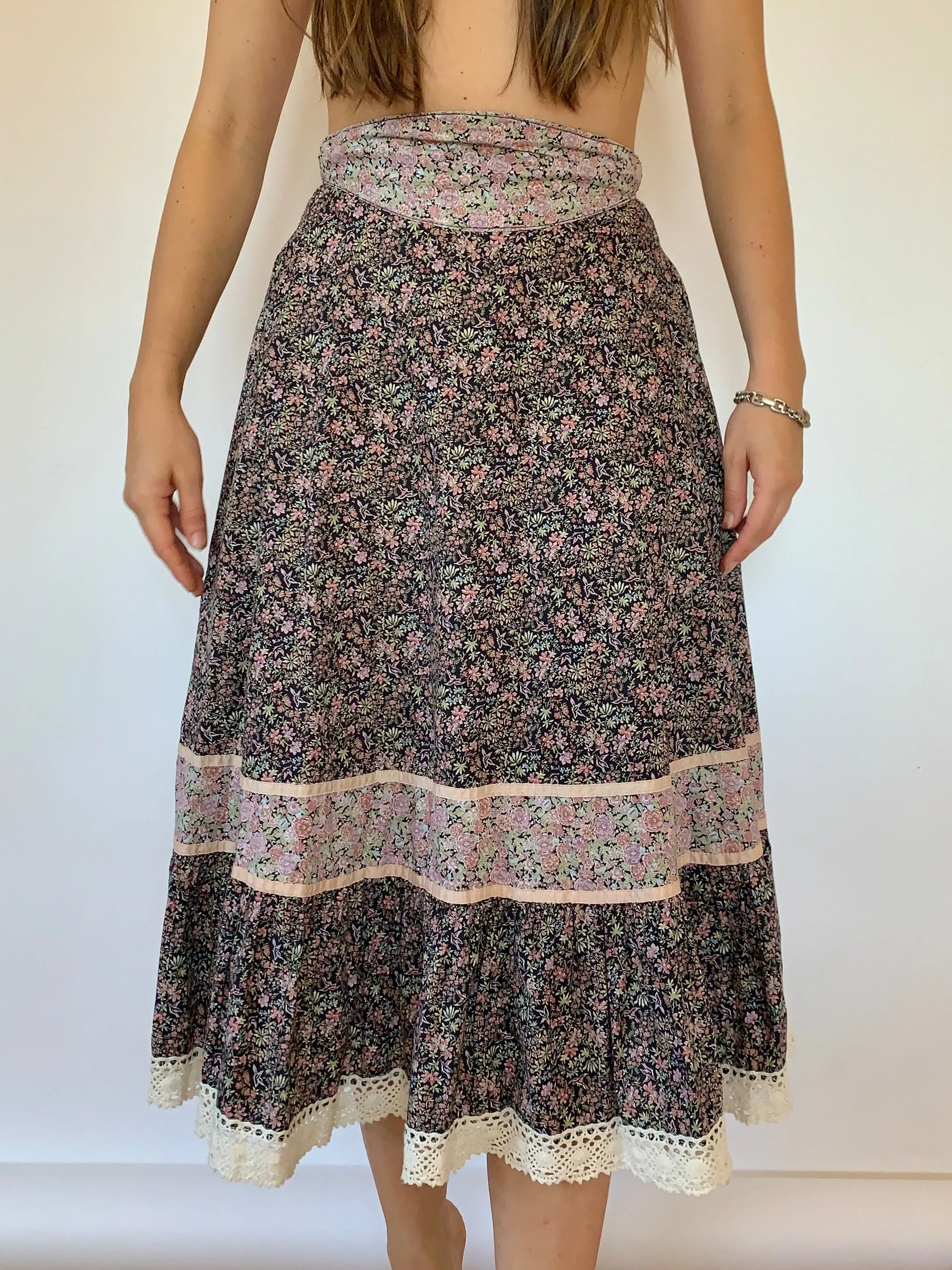 Vintage Gunne Sax Skirt (XXS/XS)