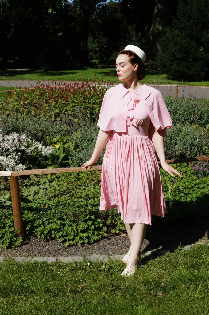 Vintage Tie Neck Women Dress